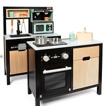 Legekøkken med køkkenø